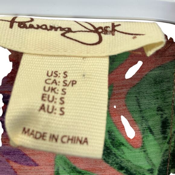 Panama Jack Trppical Boho Open Front Kimono Shirt Women’s Sz. Small - Picture 11 of 13